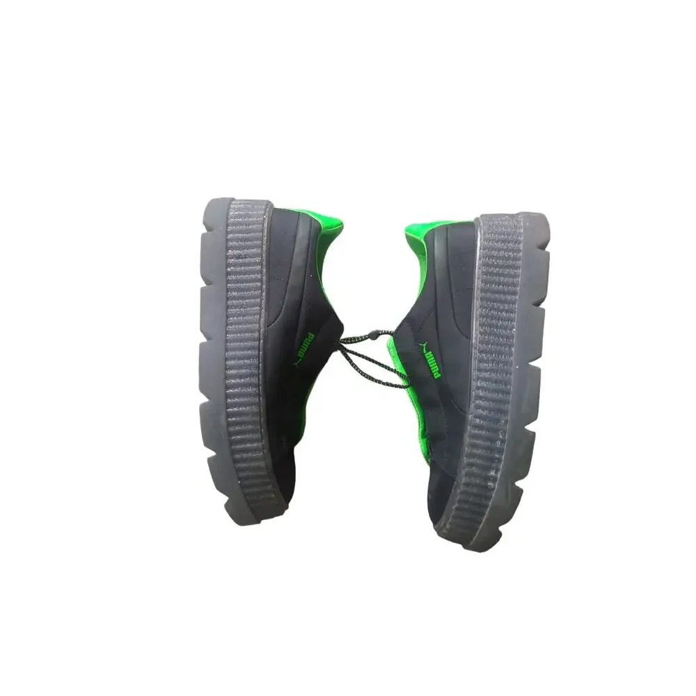 Rihanna Fenty Puma green and black cleated Creeper Surf size 8.5 - Picture 3 of 11